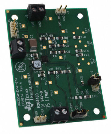 Texas Instruments bq25504 power management controller development kit Texas Instruments bq25504 power management controller